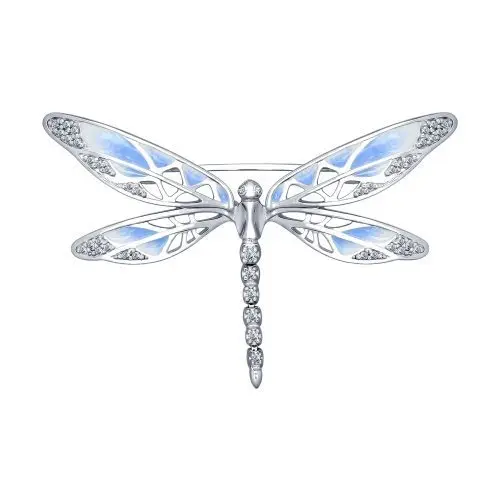 Брошь из серебра