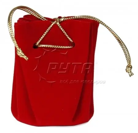 Мешок 7530300 алый зол шнур