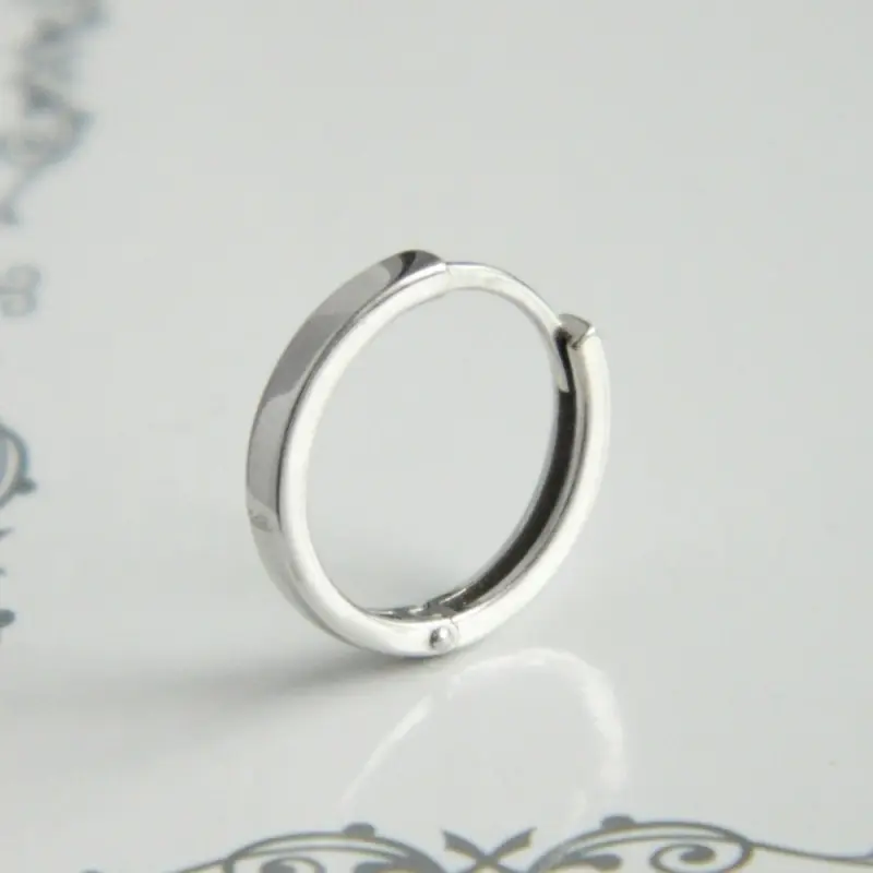 Серьги конго из серебра