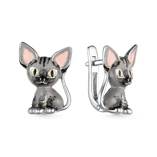 Серьги детские из серебра
