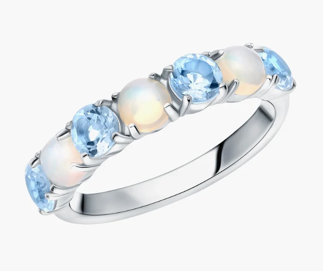 Кольцо декоративное из серебра