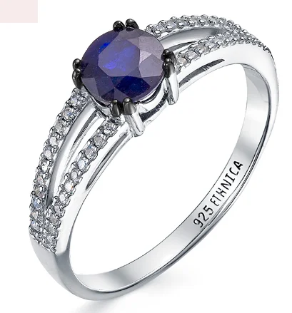 Кольцо декоративное из серебра