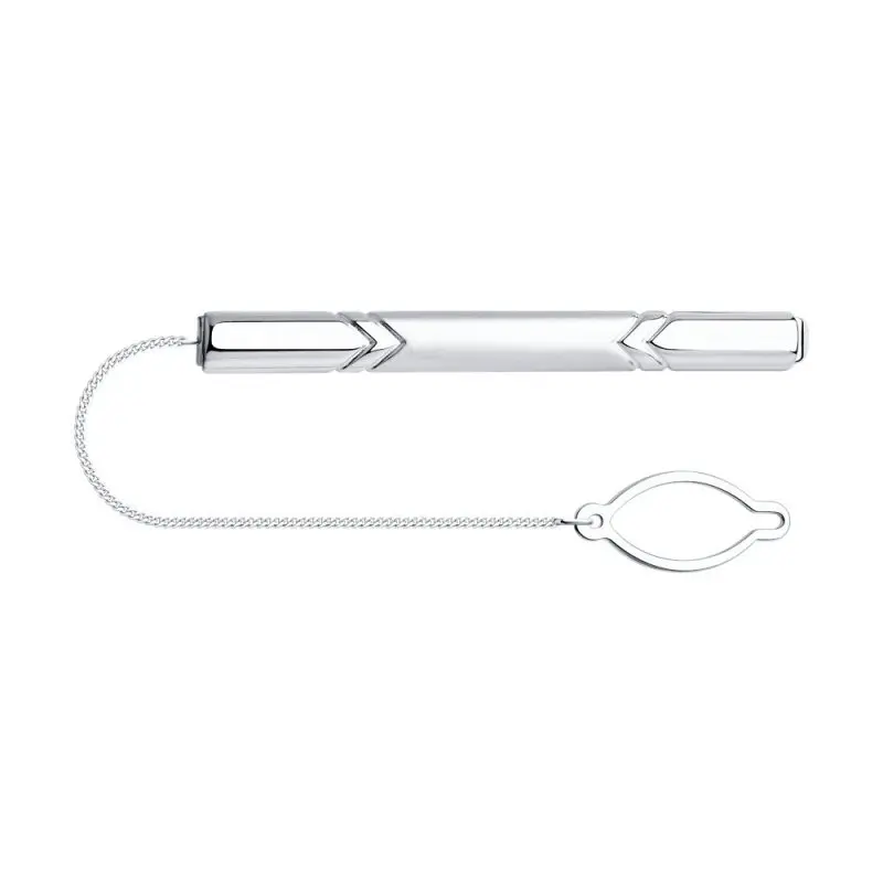 Зажим для галстука из серебра