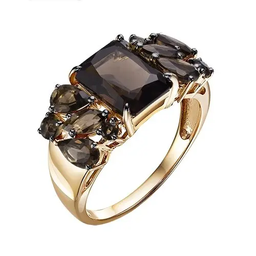 Кольцо декоративное из красного золота