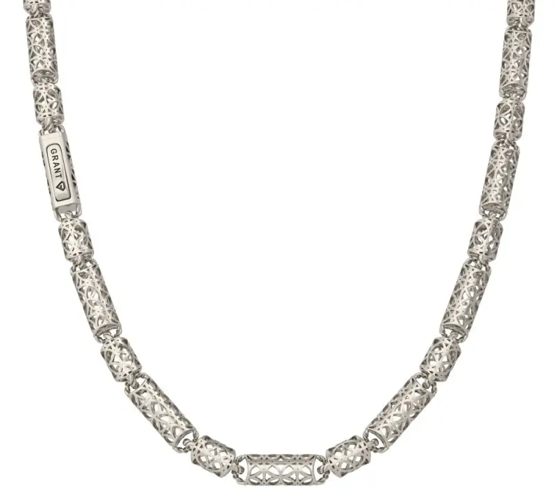 Браслет декоративный из белого золота