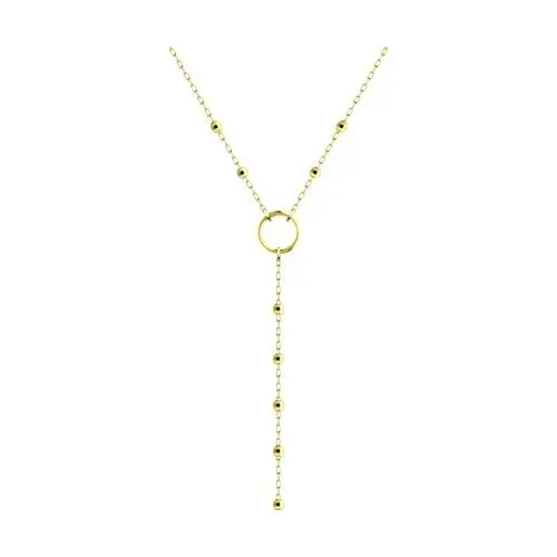 Цепь колье из желтого золота