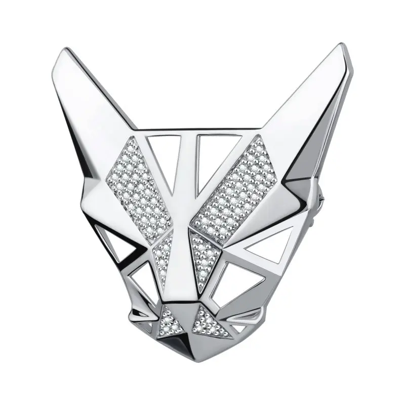 Брошь из серебра