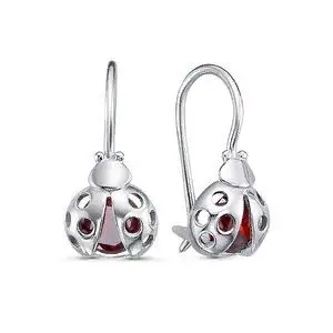 Серьги детские из серебра