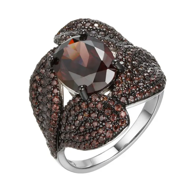 Кольцо декоративное из серебра