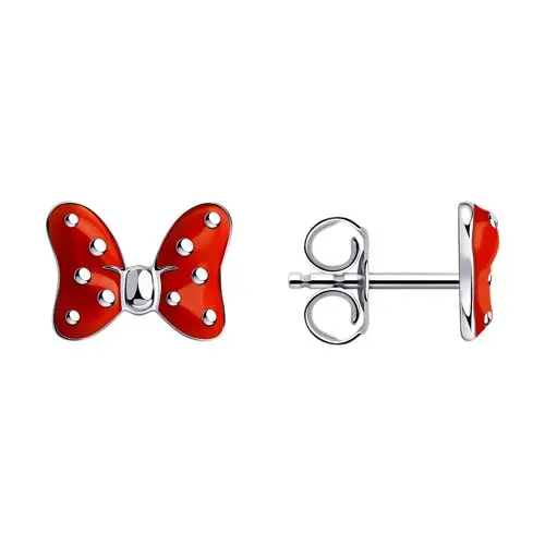 Серьги детские из серебра