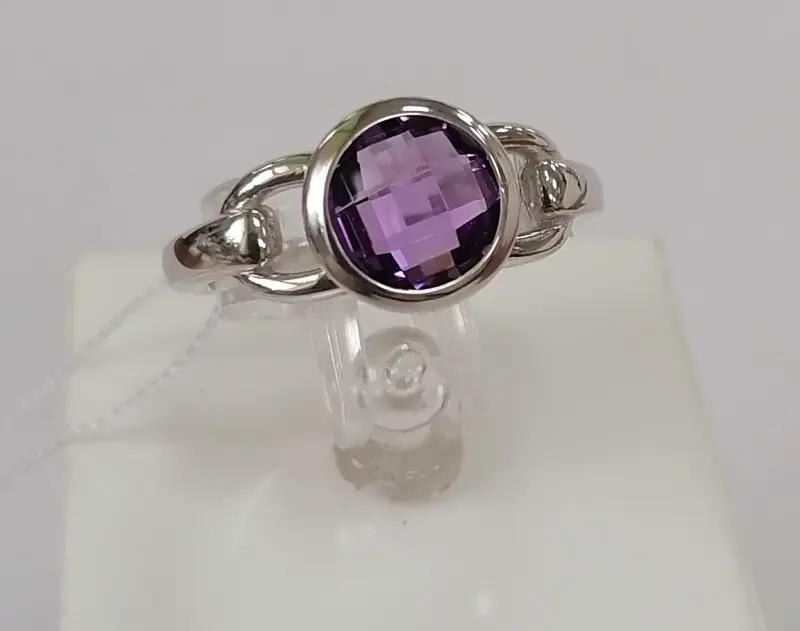 Кольцо декоративное из серебра