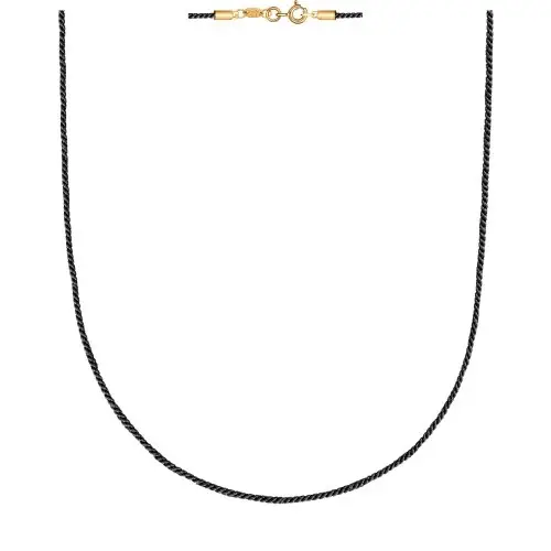 Цепь шнурок из позолоты