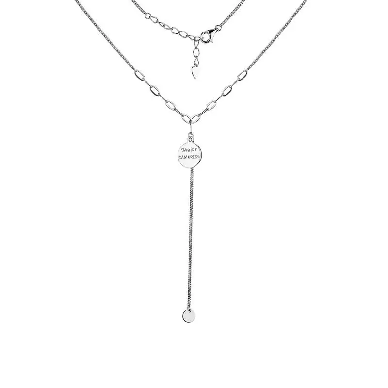 Цепь колье из серебра