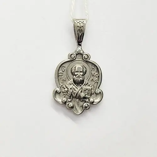 Подвеска икона из серебра