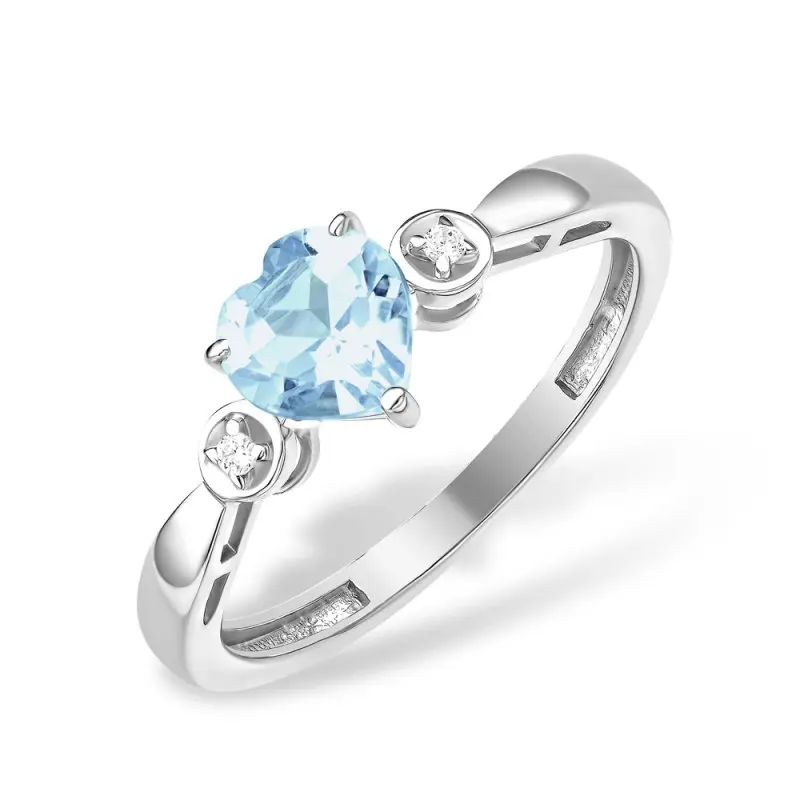 Кольцо декоративное из серебра