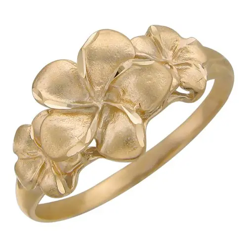 Кольцо декоративное из красного золота