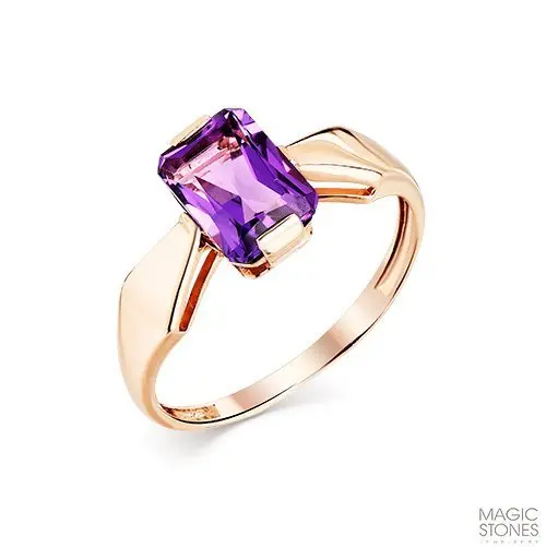 Кольцо декоративное из красного золота