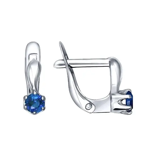 Серьги детские из серебра