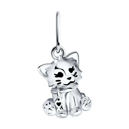 Подвеска декоративная из серебра