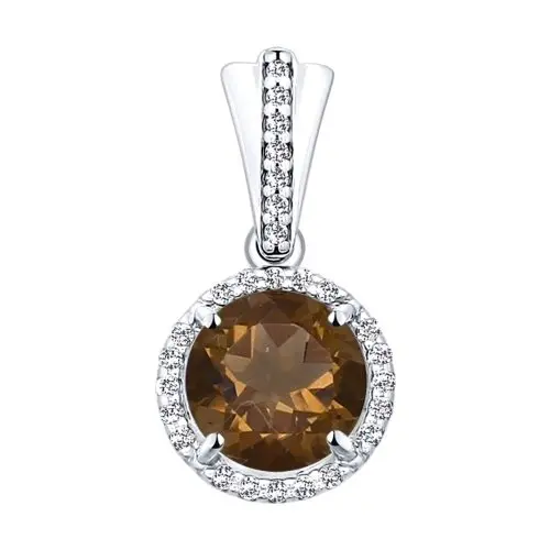 Подвеска декоративная из серебра