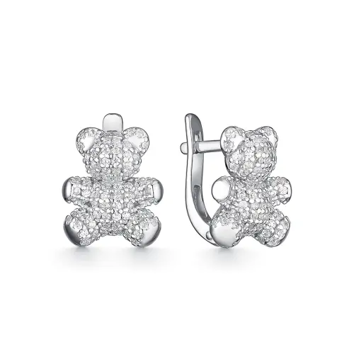 Серьги детские из серебра