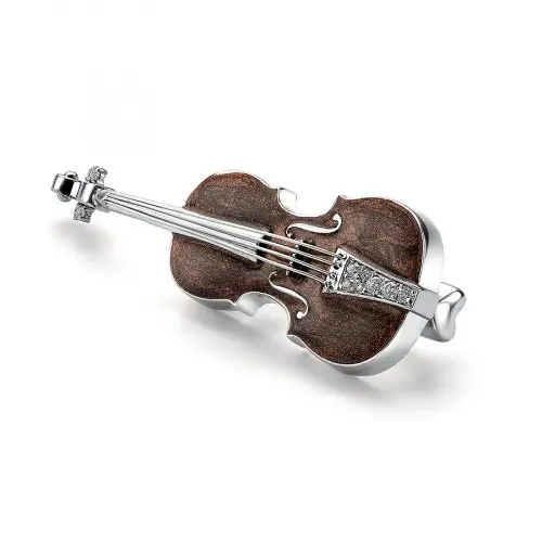 Брошь из серебра