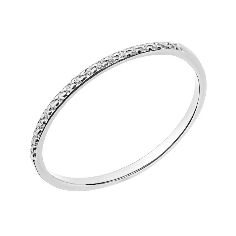 Кольцо декоративное из серебра