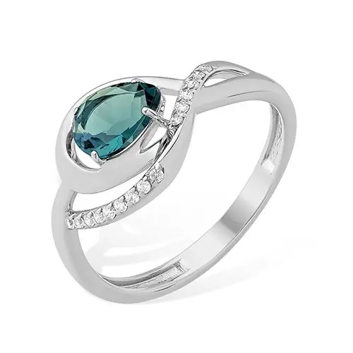 Кольцо декоративное из серебра