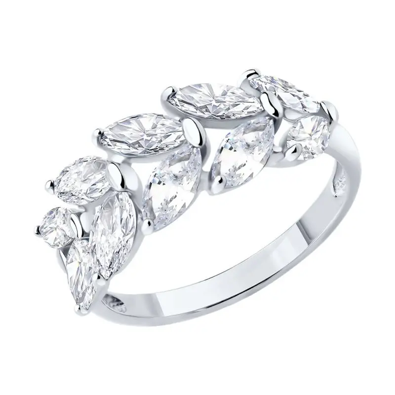 Кольцо декоративное из серебра