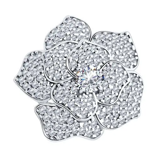 Брошь из серебра