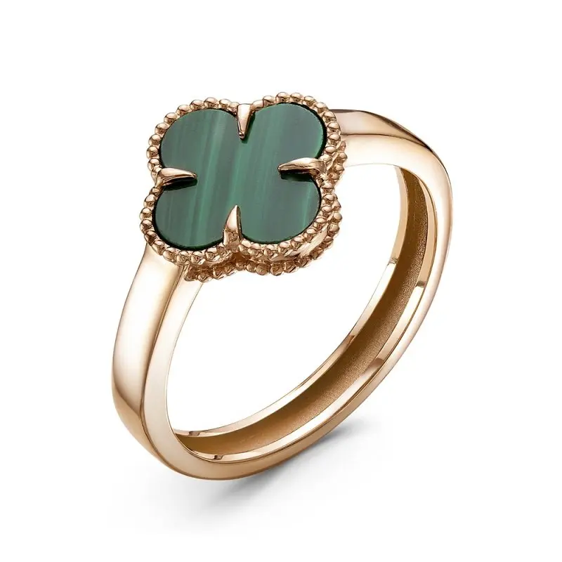 Кольцо декоративное из красного золота