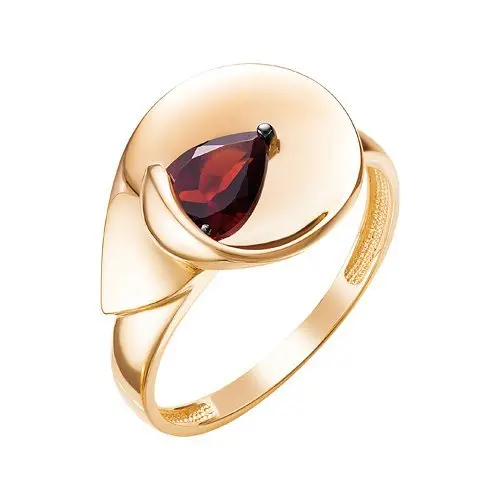 Кольцо декоративное из красного золота