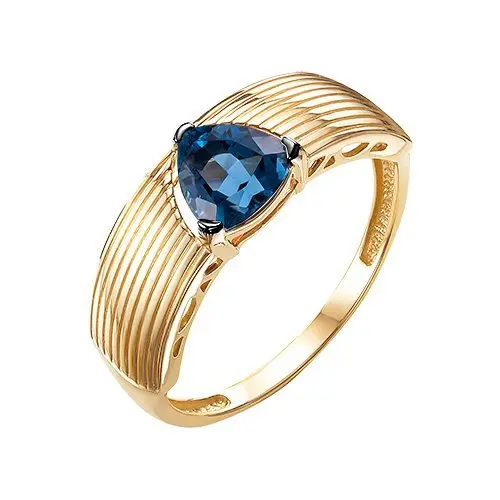 Кольцо декоративное из красного золота