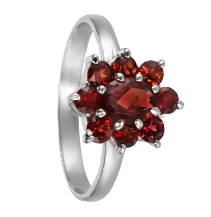 Кольцо декоративное из серебра