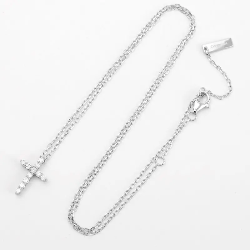 Цепь колье из серебра