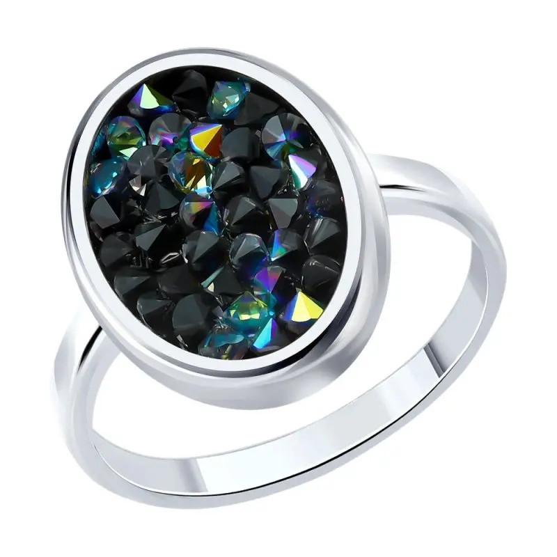 Кольцо декоративное из серебра