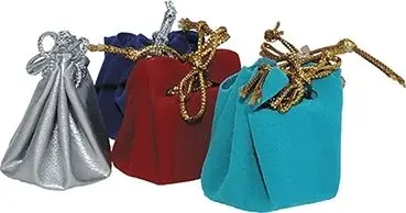 Мешок 260121 малый золото кожа