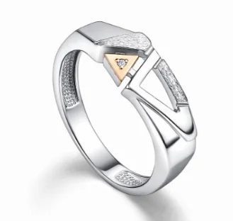 Кольцо декоративное из серебра