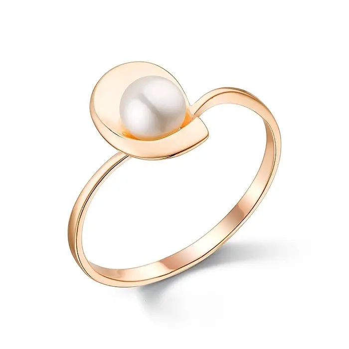 Кольцо декоративное из красного золота