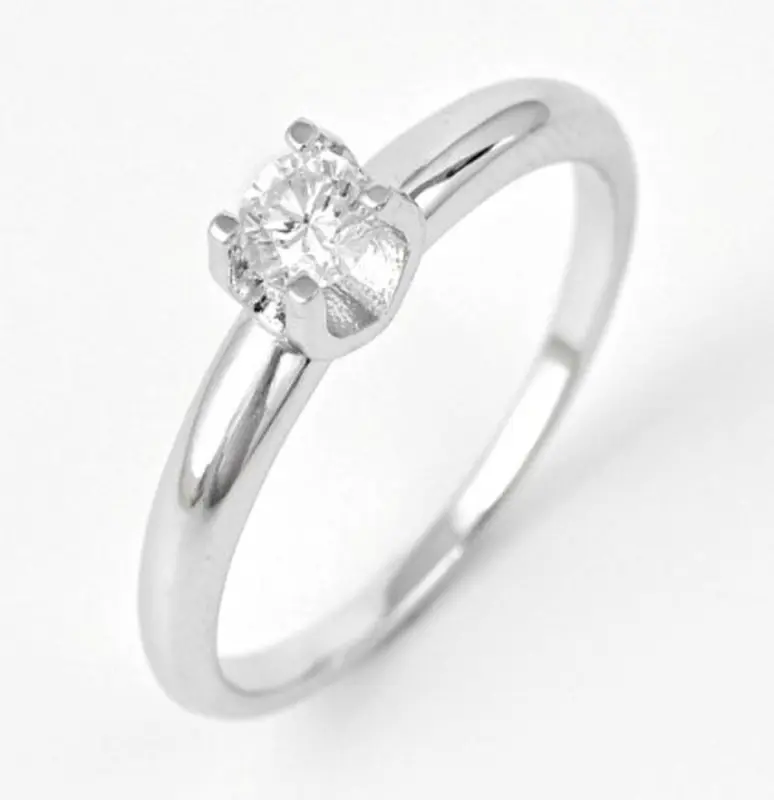 Кольцо декоративное из серебра