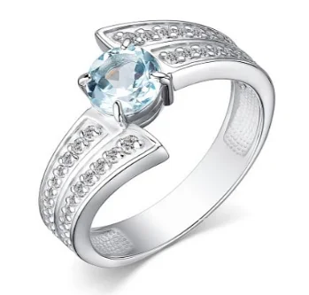 Кольцо декоративное из серебра