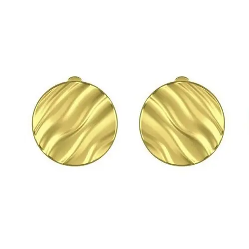 Серьги с английским замком из красного золота