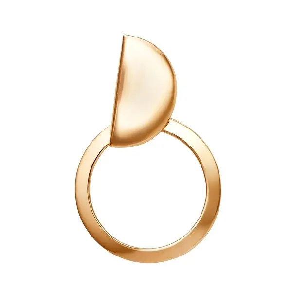 Подвеска декоративная из красного золота