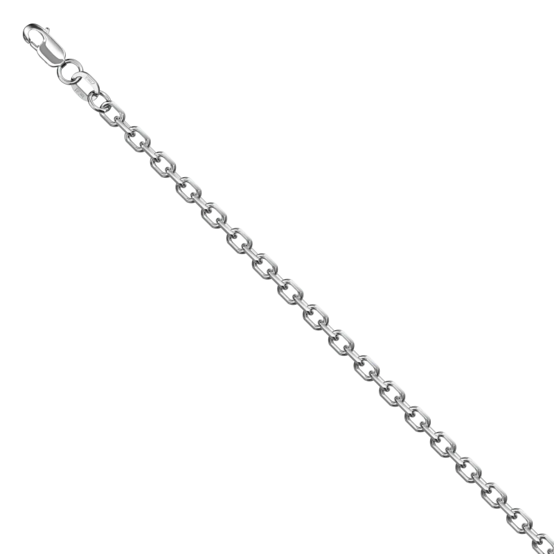 Цепь из белого золота