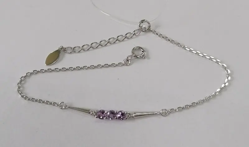 Браслет декоративный из серебра