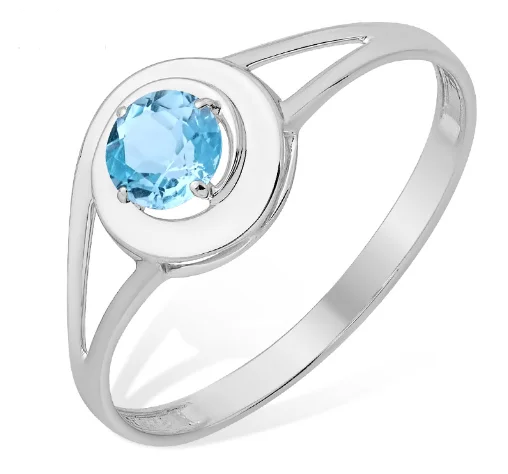 Кольцо декоративное из серебра