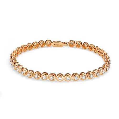 Браслет декоративный из белого золота