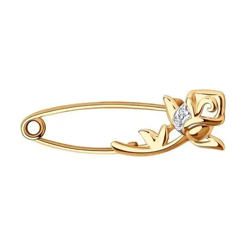 Булавка из красного золота