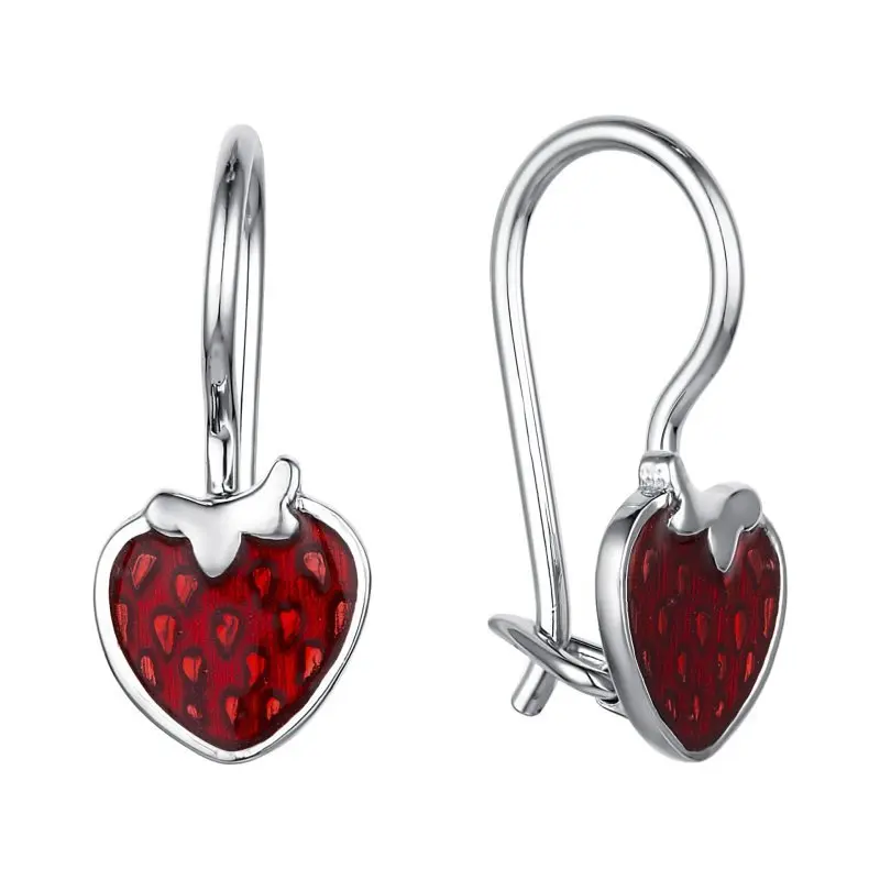 Серьги детские из серебра