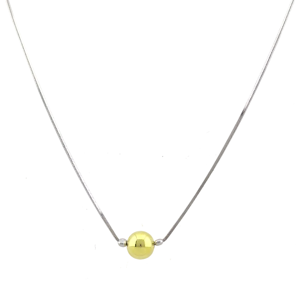 Цепь колье из серебра